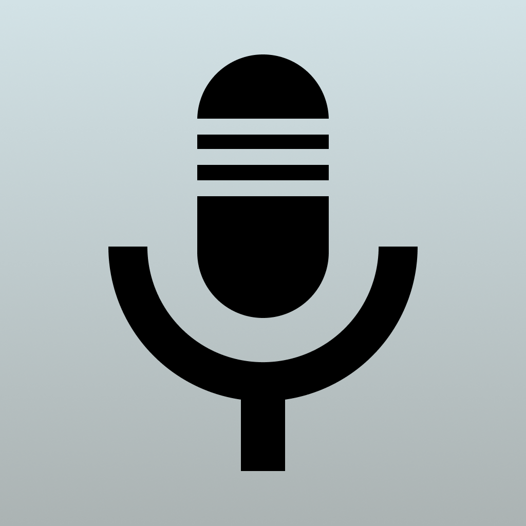 Reverse Audio app interface showing audio recording and playback features