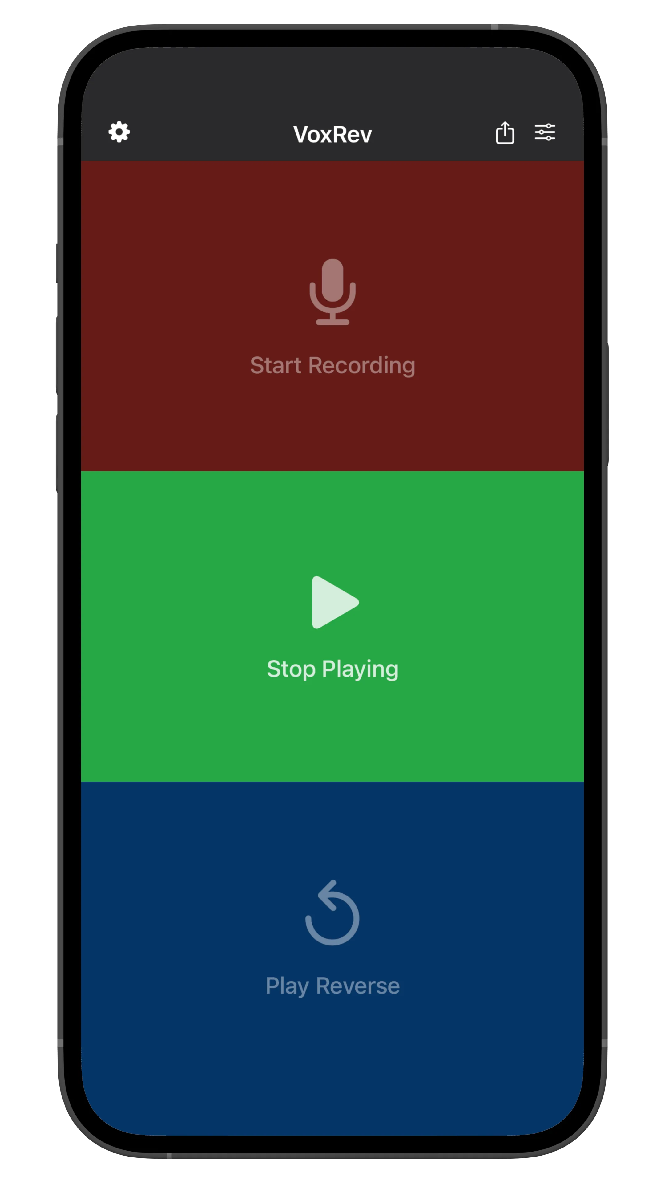 Playing audio recording normally