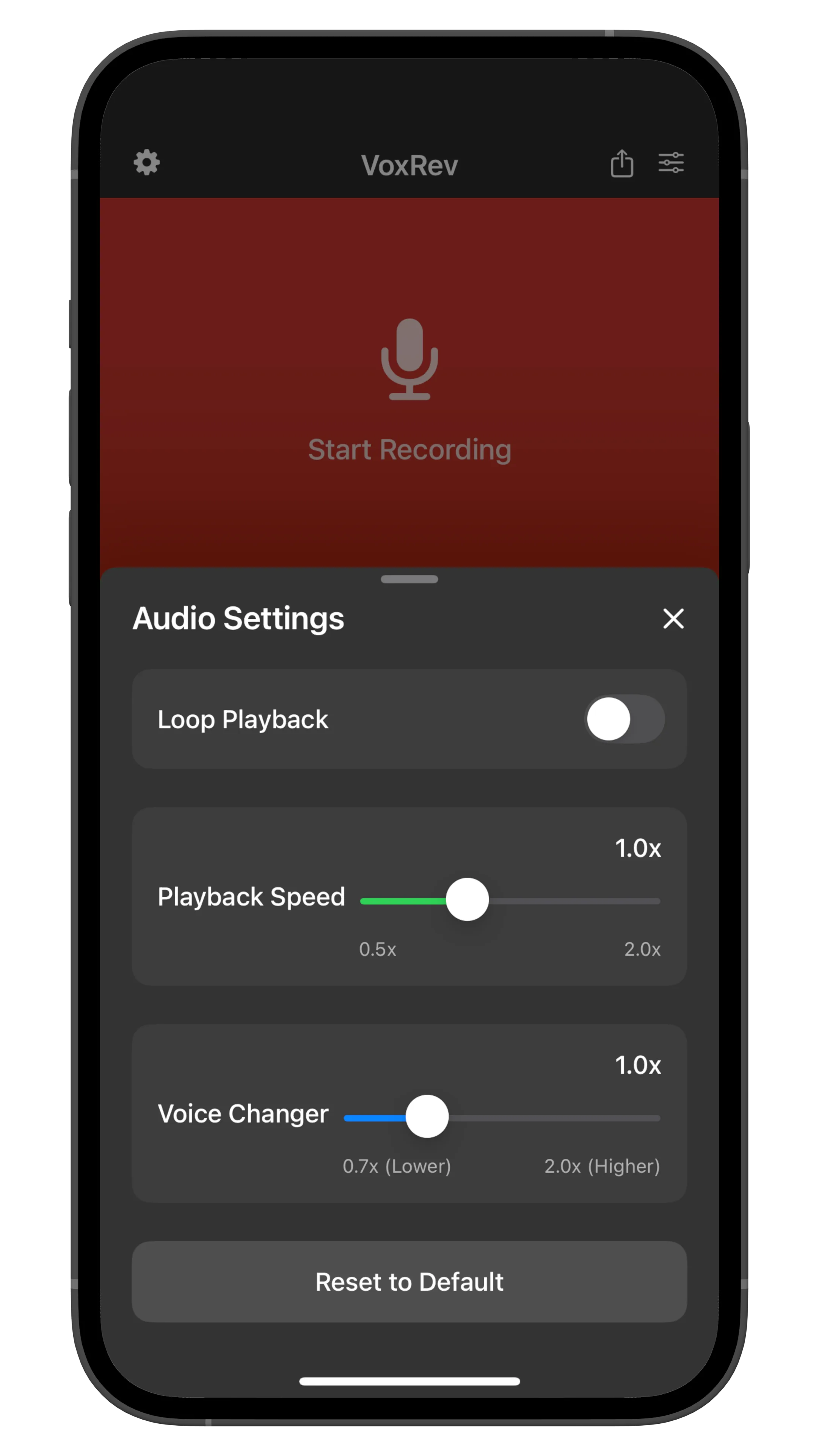 Playing audio with effects and controls
